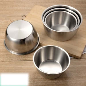 DFU143 Hot Selling Vegetable Food <b>Storage</b> Container <b>Egg</b> Beat Salad Bowl Save Space <b>Storage</b> Stainless Steel Mixing Bowl - Product Image 2