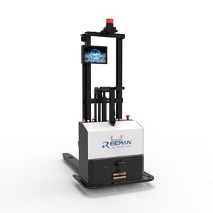Reeman 500kg elektrikli istifleme kamyonu tüm elektrikli tip palet istifleyici vizyonlu insansız Mini Forklift Lidar özellikli - Product Image 1
