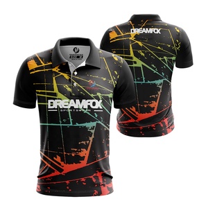 Polos pour hommes de haute qualité, à bas prix, sérigraphie Design de polo noir avec logo brodé - Product Image 2