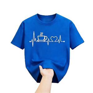 T-shirt « Café et Philosophie » pour les amateurs de café – Motif « Morning Brew » / T-shirt décontracté en coton surdimensionné à manches courtes pour le streetwear - Product Image 3