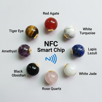 Cuentas de Cristal NFC RFID de Alta Sensibilidad para Joyería de Lujo, Pulseras y Collares, con Función de Lectura de Biblia