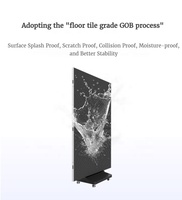 Écran LED pliable en trois parties pour intérieur, étanche et résistant aux rayures, affichage mural vidéo LED HD à raccordement sans soudure pour la publicité