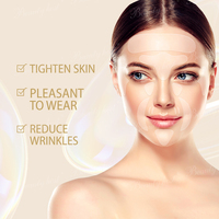 Patchs transparents auto-adhésifs en silicone naturel et organique pour le visage, le cou, le front et les yeux - Anti-rides, anti-âge, cicatrisant