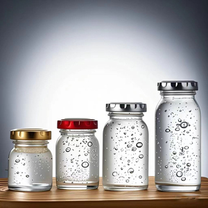 Bouchon en fer blanc à vis vide 30ml 50ml 100ml bocal en verre <span class=keywords><strong>pour</strong></span> le stockage des aliments <span class=keywords><strong>pour</strong></span> la <span class=keywords><strong>confiture</strong></span> miel lait pouding yaourt poisson Gel <span class=keywords><strong>pour</strong></span> boîte d'étiquetage - Product Image 4