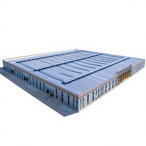 Bâtiment professionnel préfabriqué à ossature métallique robuste à longue portée pour ateliers, écoles, hôpitaux et entrepôts - Product Image 1