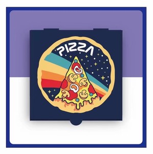 Tùy chỉnh thương mại takeout bao bì dùng một lần bánh pizza hộp cho 6/7/<span class=keywords><strong>8</strong></span>/9/10/11/12-inch Pizza - Product Image 5