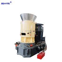 Machine à fabriquer des granulés de sciure de bois à matrice plate certifiée CE, fabriquée en Chine, petit pelletiseur de biomasse