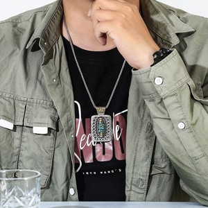 Personalidad hombres y mujeres ornamento <span class=keywords><strong>Chiba</strong></span> vintage Buda turquesa cuentas giratorias Tailandia colgante de plata - Product Image 5
