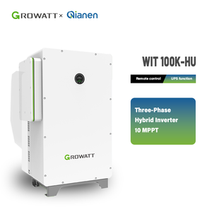 Growatt WIT 100K-HU ระบบไฮบริดพลังงานแสงอาทิตย์แรงดันสูงแบบสามเฟสสำหรับใช้ในบ้าน แบตเตอรี่พลังงานแสงอาทิตย์ IP66 99.9% MPPT - Product Image 4