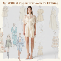 Robe d'été plissée courte en A, couleur ivoire, avec col chemise, manches courtes, boutonnage frontal et taille smockée, pour femme, vente en gros sur mesure