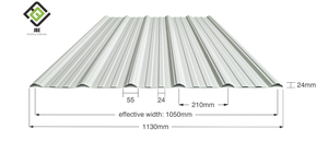 Tôle de toiture en PVC synthétique résistant à la chaleur avec excellente isolation thermique pour entrepôts - Product Image 5