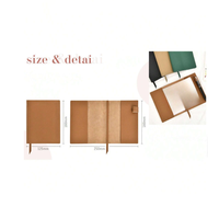 Nouveau Design A6 Notebook Covers PU Leather Daily Travel Book Protector