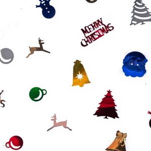 Confettis à paillettes (couleurs/formes mélangées) en polyester métallisé Selanusa Mexico Batch POA0004433 - Product Image 1