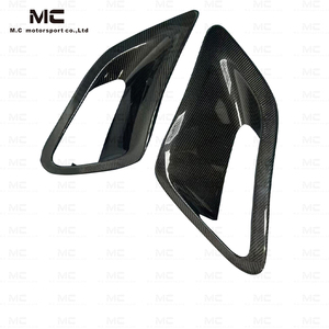 Nuevo para <span class=keywords><strong>Porsche</strong></span> 911 <span class=keywords><strong>997</strong></span>, rejillas de ventilación laterales de fibra de carbono, toma de aire lateral de fibra de carbono para <span class=keywords><strong>991</strong></span> 2005-2011 <span class=keywords><strong>Turbo</strong></span> - Product Image 5