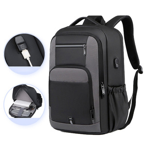 Mochila de negocios personalizada Advanced Sense para hombre, bolsa de ordenador de viaje de hombro impermeable de gran capacidad, espalda de poliéster - Product Image 4