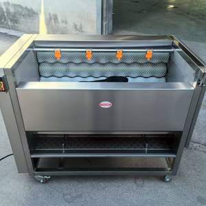 Автоматическая коммерческая машина для очистки и мойки овощей и фруктов: картофель, имбирь, лотос, папайя, сладкий картофель - Product Image 5