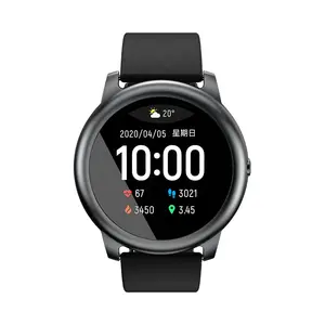 Xiaomi haylou relógio smartwatch original, relógio inteligente, solar, ls05, corrida, para atividades ao ar livre, versão global, standby, monitor cardíaco, haylou ls05