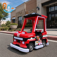 Voiture tamponneuse électrique pour enfants Joy2fun en fibre de verre avec avertissement radar et télécommande pour utilisation intérieure/extérieure