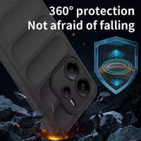 Coque de Téléphone Mobile en Silicone Souple avec Toucher Peau et Antichoc, Housse Incluse, Pour Xiaomi Redmi Note 14 5G Note 13 & 12 Pro