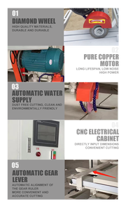 Machine de découpe de carreaux de céramique multifonctionnelle de haute précision AiTao PLC Core pour angles intérieurs de carreaux de pierre - Product Image 3