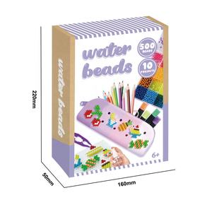 Paquete Personalizado de 500 Piezas de Cuentas de Agua Mágicas de 5 mm, Kit de Cuentas Fusibles para Manualidades, Juguetes Creativos para Niños y Niñas, Regalo de Cumpleaños con Bolsa para Lápices - Product Image 4