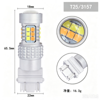 Feu Stop Clignotant LED Liwiny pour Voiture 3030 30SMD S25 1156 BAU15S PY21W 1157 BAY15D T20 7443 W21 5W Canbus Feu Arrière de Recul