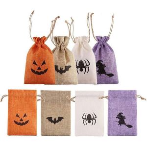 Eco-Friendly Sustainable Custom Unisex Fashion Halloween Festival Gift Cheap Cotton Canvas <b>Drawstring</b> Softback Xinxi <b>Backpack</b> - Product Image 2