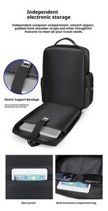 Mochila de ocio y negocios de gran capacidad al por mayor, bolsa de viaje Oxford, mochila impermeable para ordenador portátil, logotipo personalizado, regalo de Navidad para hombre - Product Image 4