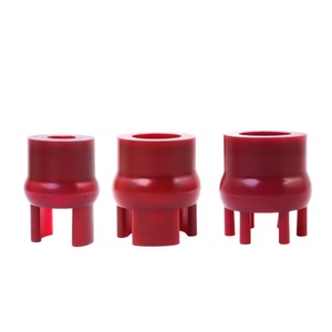 แขนหุ่นยนต์สีแดงพร้อมแคลมป์ยืดหยุ่นแบบสอง/สาม/หกขา  แคลมป์ซิลิโคนแบบนิ่มสุญญากาศนิวเมติกสำหรับเครื่องฉีดพลาสติก - Product Image 1