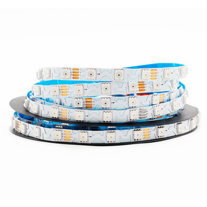 Bande <span class=keywords><strong>LED</strong></span> programmable WS2815 12V <span class=keywords><strong>en</strong></span> forme de S, avec fonction de reprise après coupure, version étroite 8MM, barre lumineuse pleine couleur pour extérieur - Product Image 1