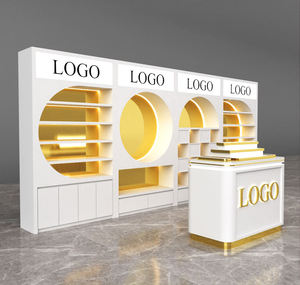 Étagères de présentation de parfums durables et écologiques personnalisées |   Vitrine de maquillage éclairée par LED |   Mobilier professionnel pour magasins de beauté - Product Image 1