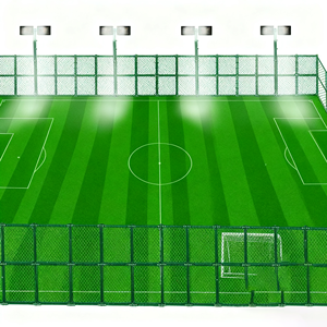 Cage de football en salle professionnelle de haute densité pour extérieur, 3m x 2m, couleur personnalisable, filet en PE durable, bande métallique, 5 ans - Product Image 4