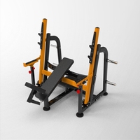 Banc de musculation inclinable ergonomique en acier réglable, nouvelle version, pour la musculation des pectoraux et des bras, avec dispositifs de sécurité