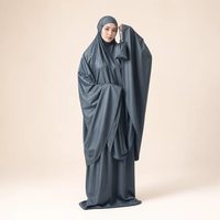 Alif Mini Travel Mukena, vêtements islamiques modestes pour femmes, poche intégrée