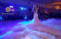Machine à brouillard professionnel 3500W à faible hauteur de projection, générateur de fumée à glace sèche sans résidu pour effets de scène de mariage dans le nuage