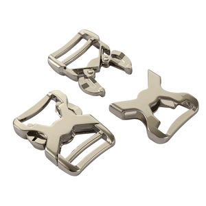Side Release Buckle Zinc Alloy Adjustable <b>Webbing</b> Bag Buckle Durable Backpack Hardware Silver Bronze Black - Product Image 4