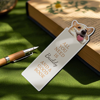 Ensemble de 30 marque-pages photo d'animaux mignons |   Image et texte personnalisables |   Cadeau de Noël pour les étudiants, les enseignants et les amateurs de livres