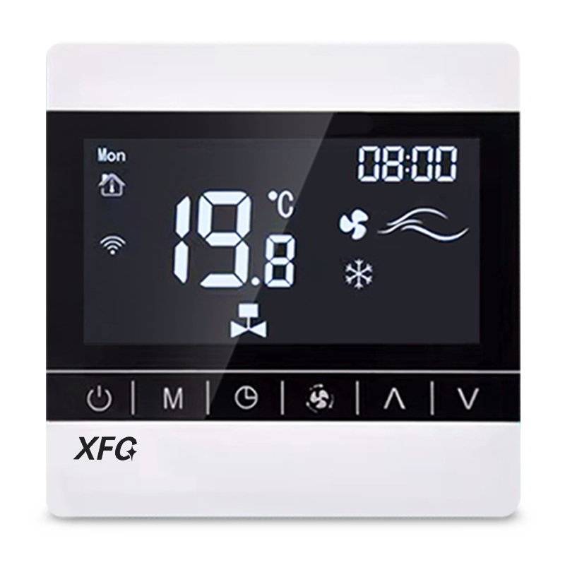 Tuya Smart WIFI Zigbee Touch fan coil термостат цифровой сенсорный экран умный дом Крытый системы HVAC регулятор температуры