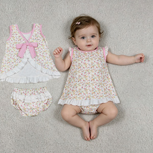Conjuntos de Ropa para Bebés al por Mayor, Camiseta Túnica con Estampado de Flores para Niñas, Estilo Casual, Marca RTS Boutique, MAMA'S GIRL, 2 Piezas - Product Image 4