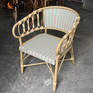 Ensemble de <span class=keywords><strong>table</strong></span> et chaises de <span class=keywords><strong>bistrot</strong></span> en rotin tressé empilables et personnalisables, style français, pour restaurant, extérieur, café, fête, jardin - Product Image 6