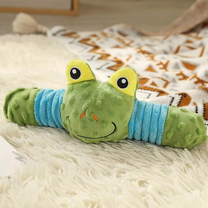 Newest <b>Frog</b> Pig Elephant Shape Plush Dog Chew Toy Durable Kinghon Brand 30cm Custom Logo with Wholesale Price - Product Image 3