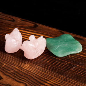 Artesanías de Cristal al por Mayor, Adorno de Cuarzo Rosa Natural con Base de Aventurina Verde, Diseño de Pato Mandarín, Hecho a Mano, Decoración Creativa para el Hogar, Regalos - Product Image 5
