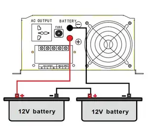 12V bis AC 220V 12V bis AC 110V reine Sinus welle 500W 700W 1000W 1200W Hybrid-Solar wechsel richter mit Ladegerät 1000W 24V bis 220V