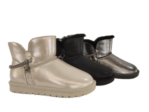 Muestra Gratuita, Botas de <span class=keywords><strong>Nieve</strong></span> Coreanas al por Mayor <span class=keywords><strong>para</strong></span> Mujer, de Cuero Genuino, Transpirables, Térmicas e <span class=keywords><strong>Impermeables</strong></span> - Product Image 4