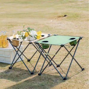 Mesa Plegable para Camping, Playa y Eventos, con 2 Portavasos, Ideal para Acampar, Playa y Pesca - Product Image 4