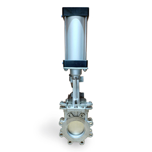 Válvula de cuchilla de doble acción de acero inoxidable 304 para medios de alta temperatura, aplicación general - Product Image 2
