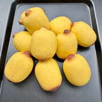 Mini-jouet anti-stress souple et couineur en forme de banane au sésame, à récupération lente, vente en gros
