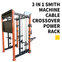 Machine Smith multifonctionnelle pour salle de sport, avec plateforme de musculation, équipement d'entraînement de force pour salle de sport