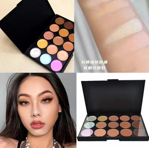 Fabrik preis Vegan Concealer Private Label Wasserdichte und langlebige 15-Farben-Concealer-Palette - Product Image 4