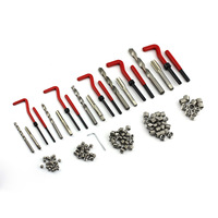 Kit de Reparación de Roscas, 261 Piezas, Kit de Reparación de Roscas Métricas e Imperiales para Restauración de Roscas Dañadas, Herramientas de Reparación Automotriz
